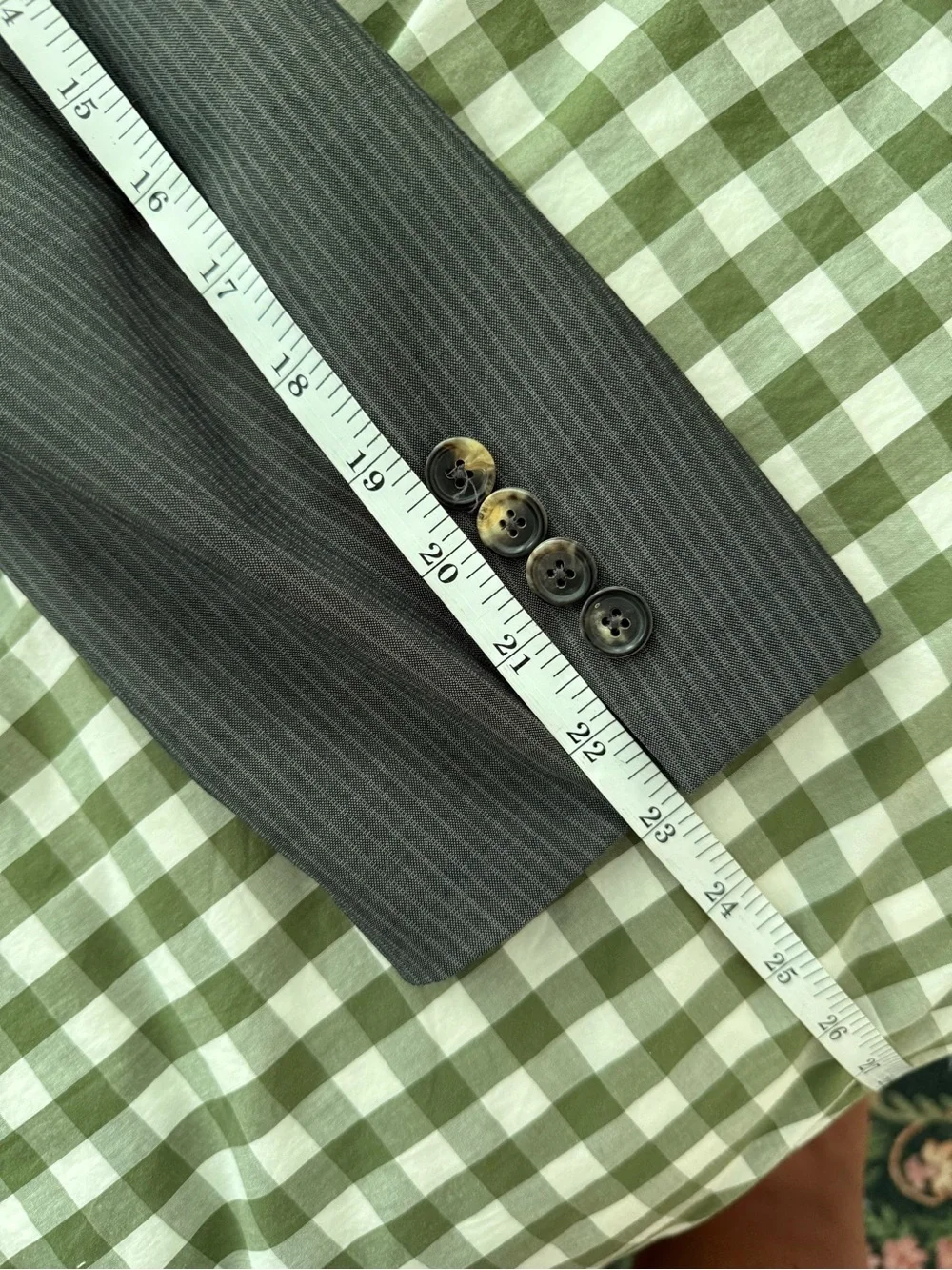 Hugo Boss Men's Gray Pinstripe Sport Coat